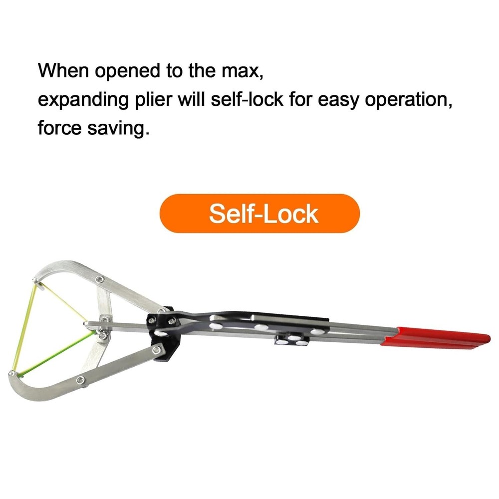 Cattle Banding Tool, 1pc Large Expander Plier with 24pcs Large Rings Kit