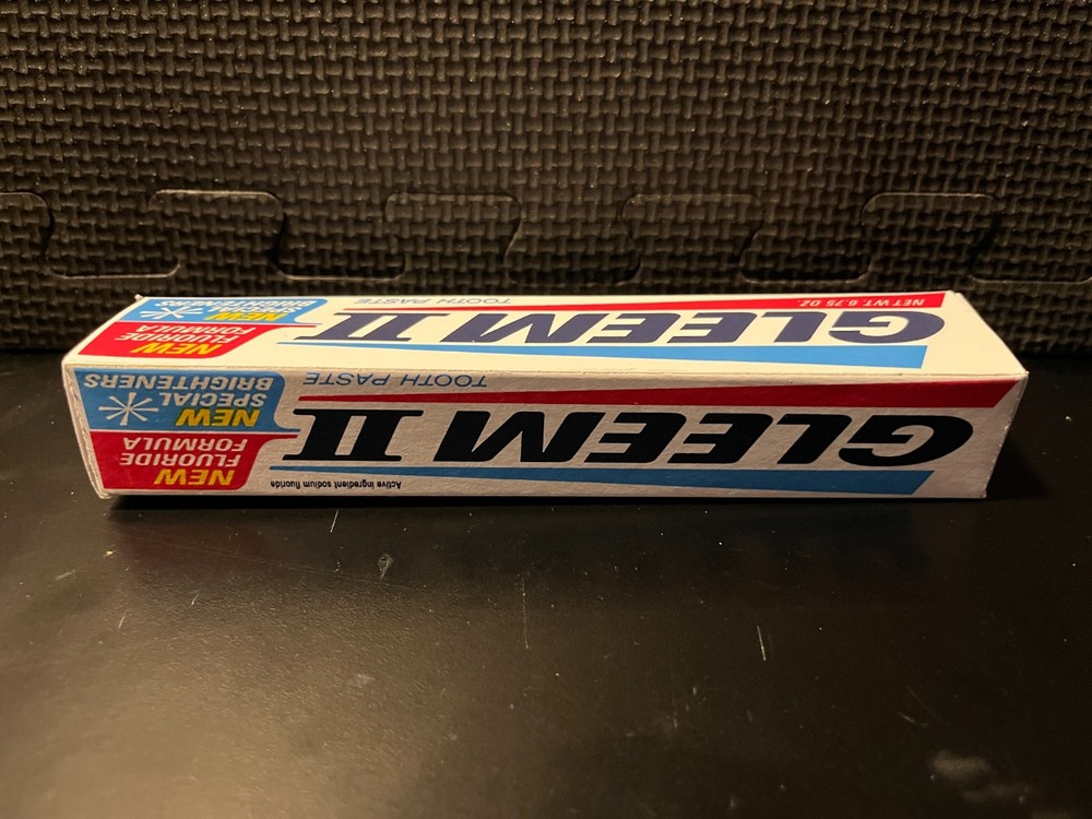 1970's Toothpaste - 5 emtpy custom design display boxes