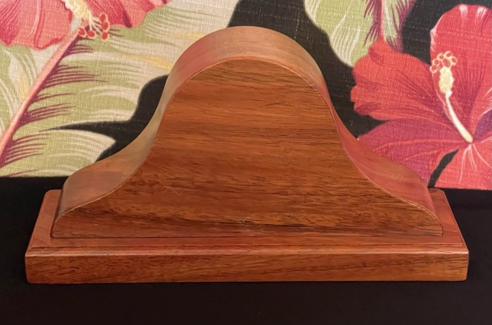 Martin & MacArthur Hawaii Koa Wood Mantle Clock