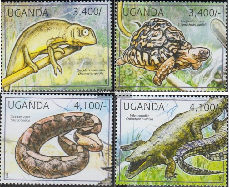 uganda 2780-2783 MNH 2012 Reptiles