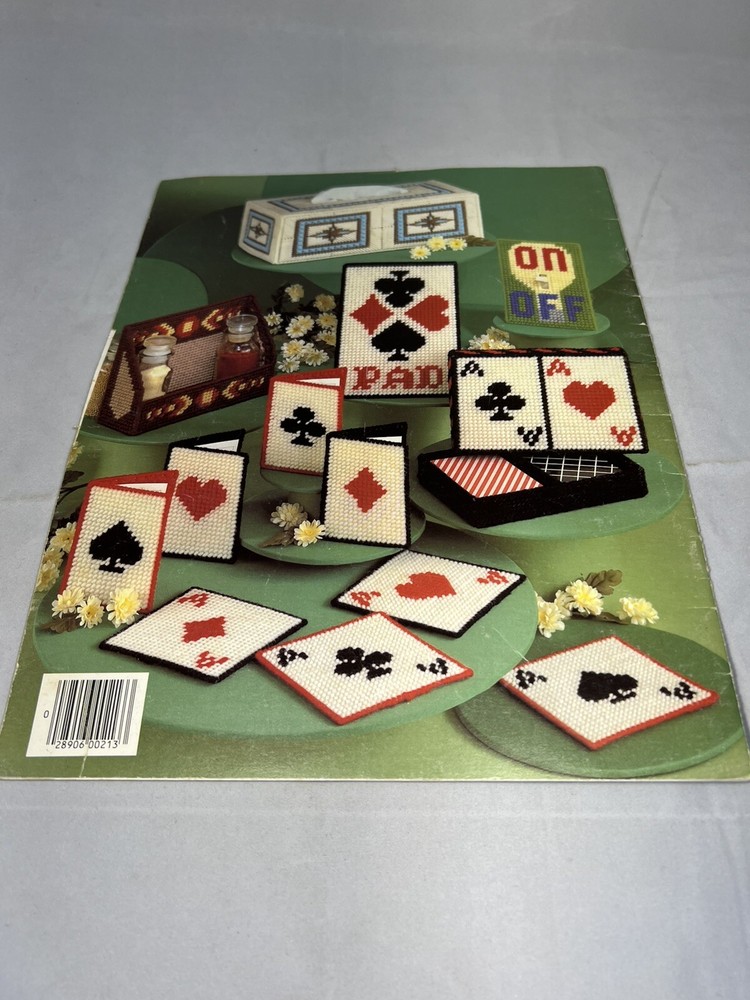Vintage 1982 Leisure Arts Creative Projects for Plastic Canvas Pattern Book