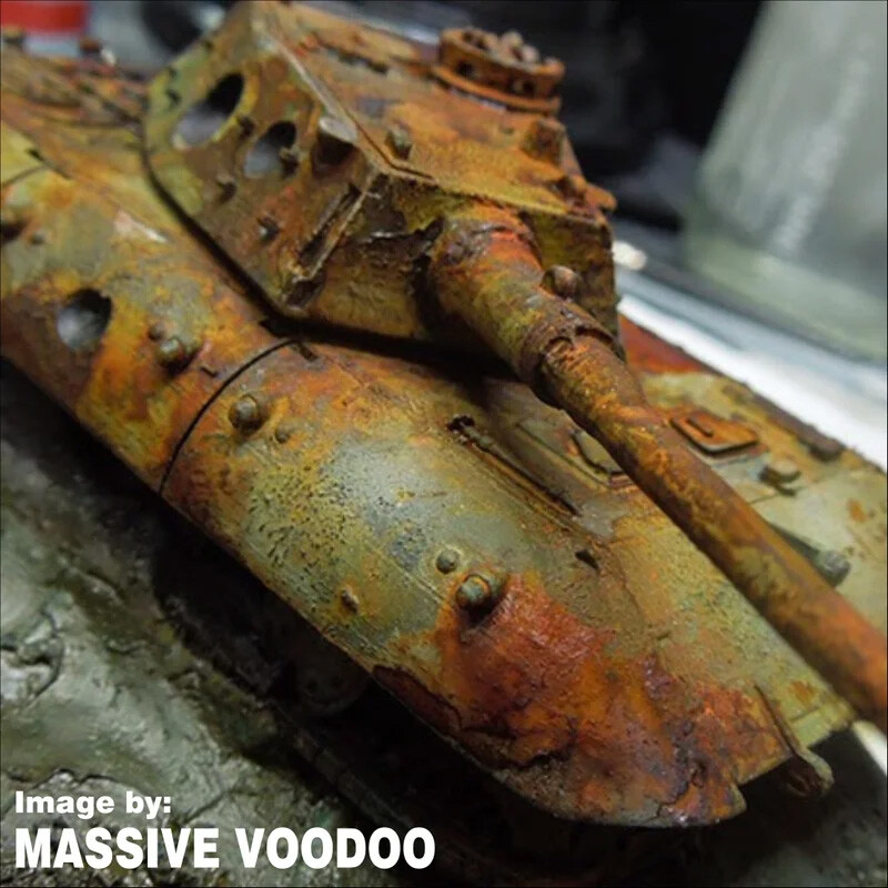 Dirty Down Rust (25ml) - Paint Effects Water-Soluble Matt Matte Paints THG