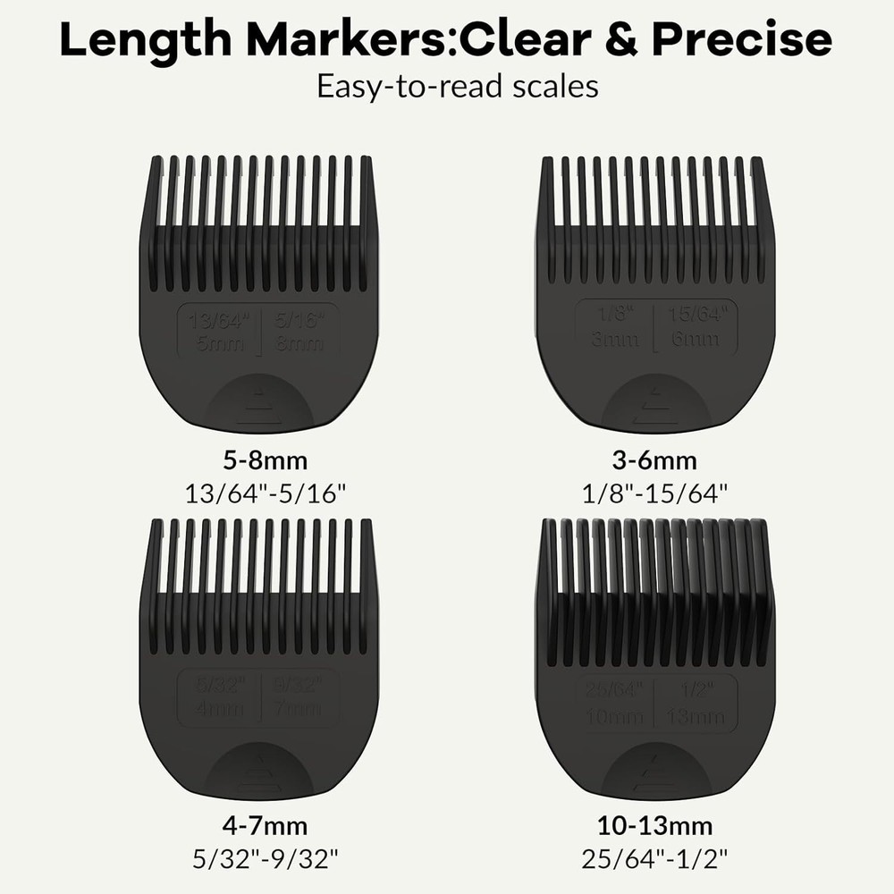 Guards for Manscaped 4.0, Cutting Guides Comb Replacement (4-Pack)