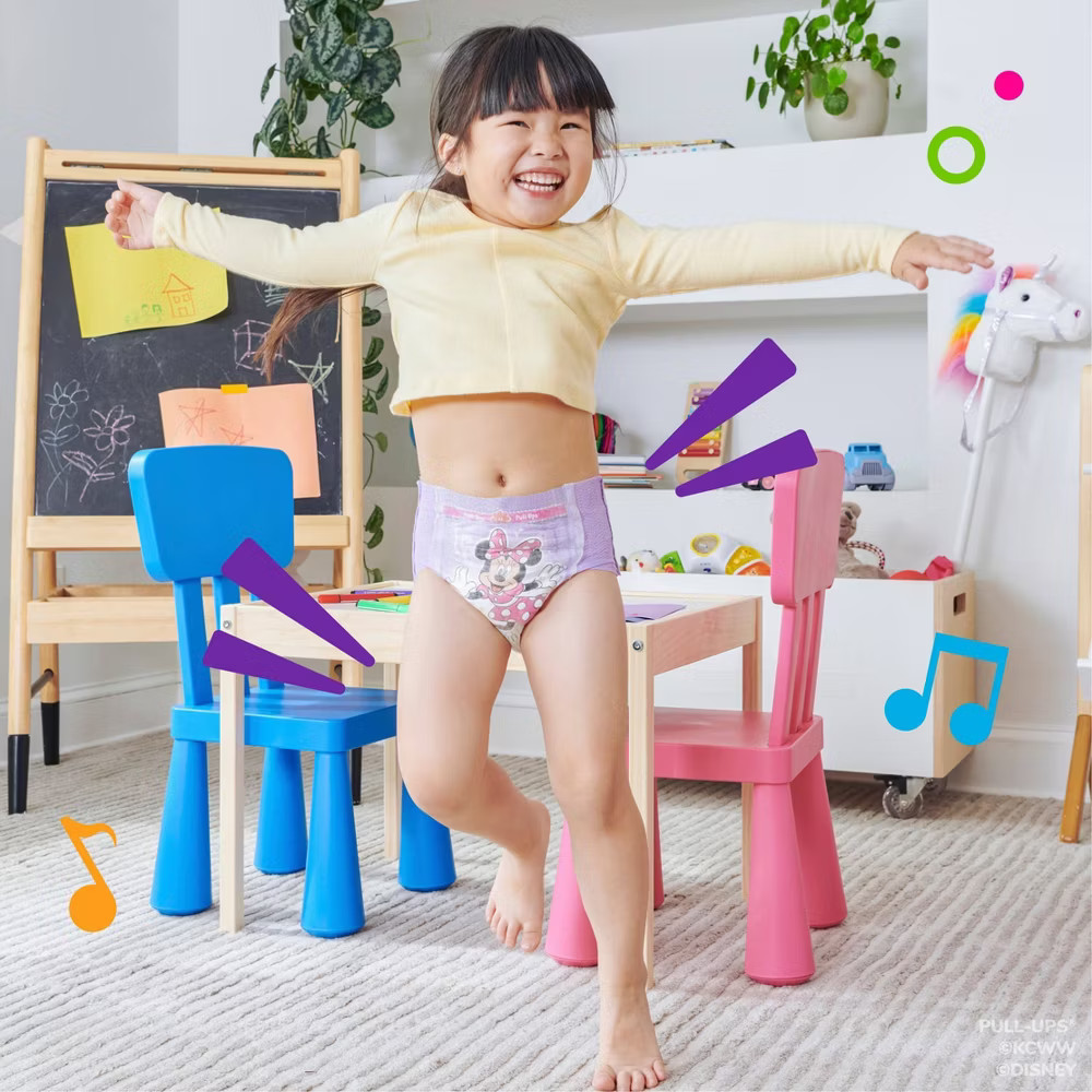 Pull-Ups Learning Designs Girls' Disposable Training Pants Giga Pack - Size