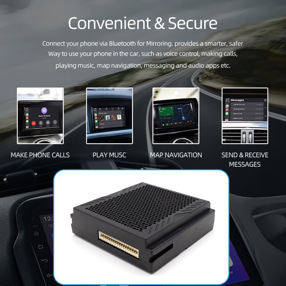 Wireless Apple CarPlay Android Auto For Mercedes Benz NTG 4.5 Module
