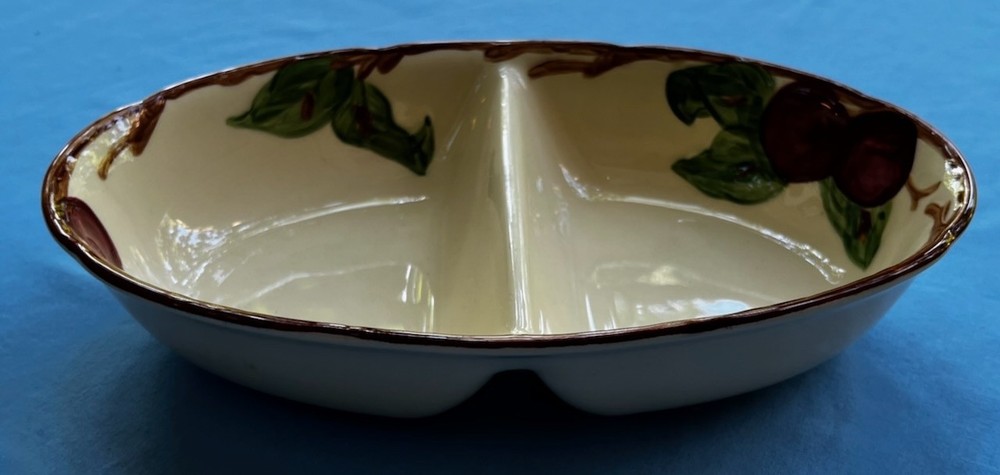 Franciscan Apple Divided Vegetable Serving Bowl