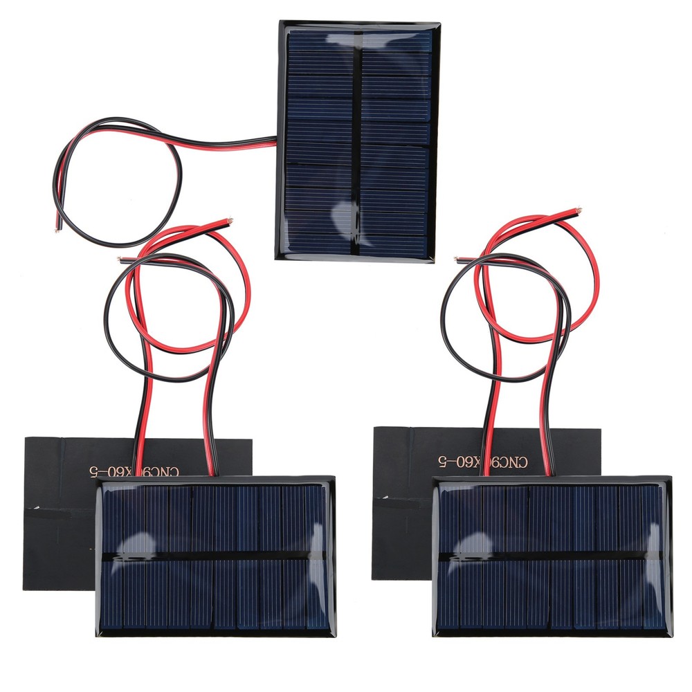 5pcs Polysilicon Solar Panel Module For Solar Landscape Lights Solar Phone Charg