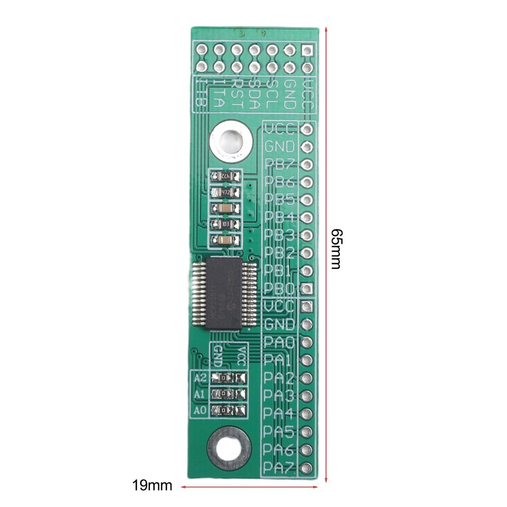 16 Channel IO Expansion Module with Interrupt and Pull Up Resistors for I2C
