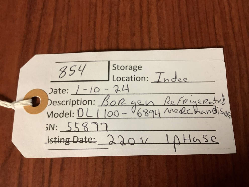 Refrigerated Display Case Borgen DL1100 220v TESTED