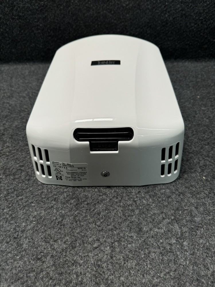 Excel Automatic Hand Dryer Motion Sensor White Wall Mount TA-ABS-110-120V TA-ABS