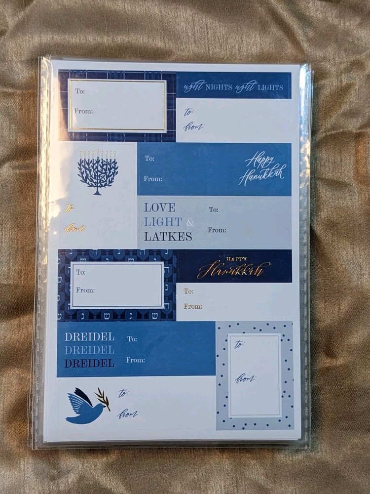 Hanukkah Gift Label Stickers