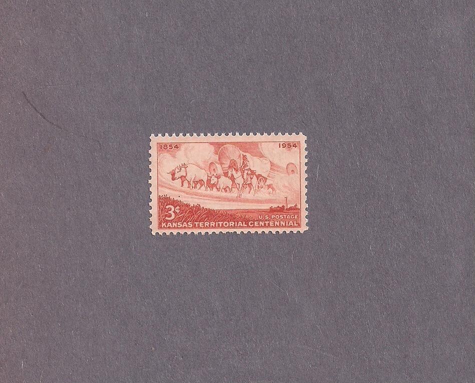 #1061 Kansas Territory Issue mint NHOG