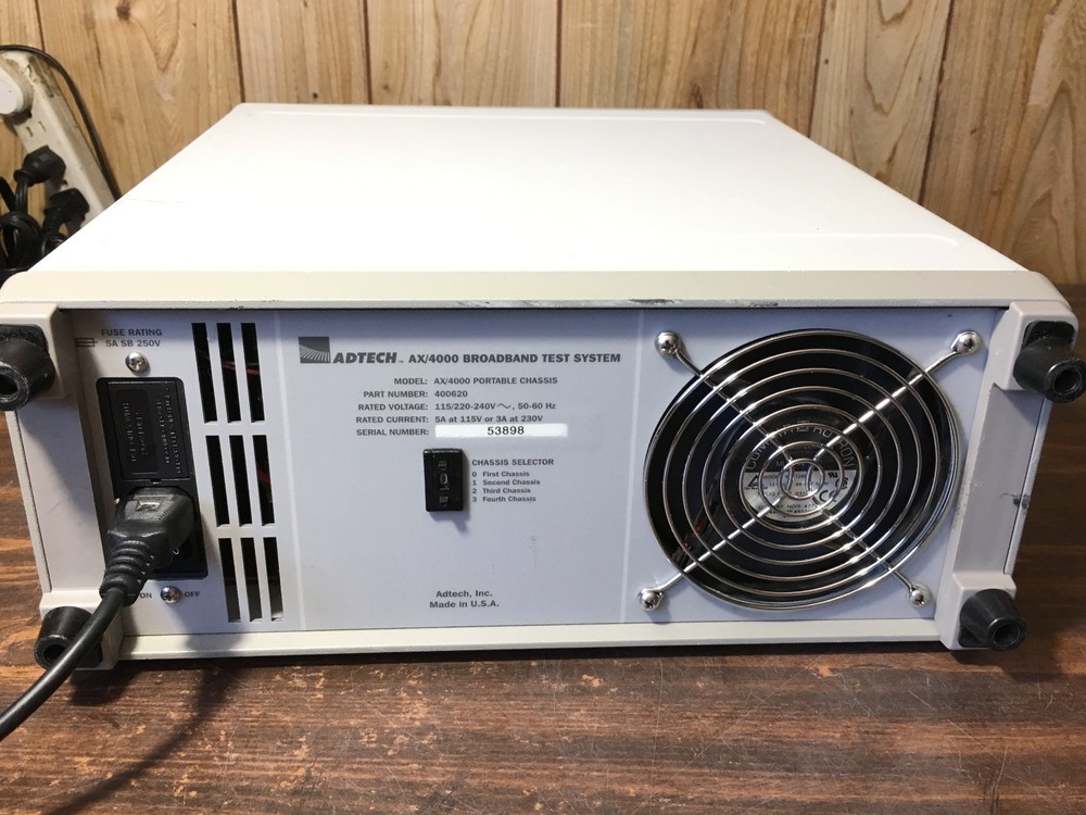 SPIRENT ADTECH AX/4000 BROADBAND TEST SYSTEM 5 MODULES