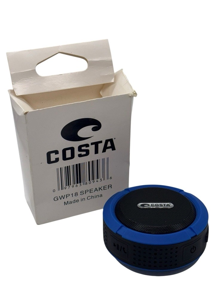 Costa GWP18 Portable Bluetooth Speaker Black/blue