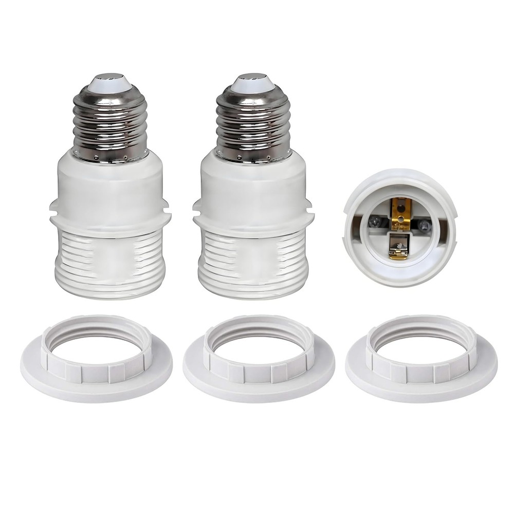 TWDRTDD E26/E27 Socket Extender 2.91" – Light Holder Adapter, 3 Pack