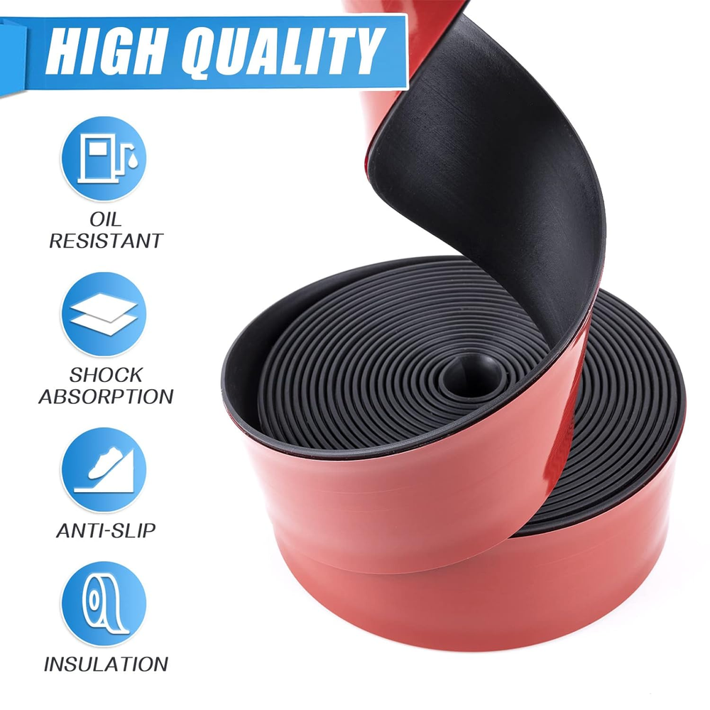 Adhesive Rubber Strips Neoprene Rubber Sheets, Rolls & Strips with Adhesive Back