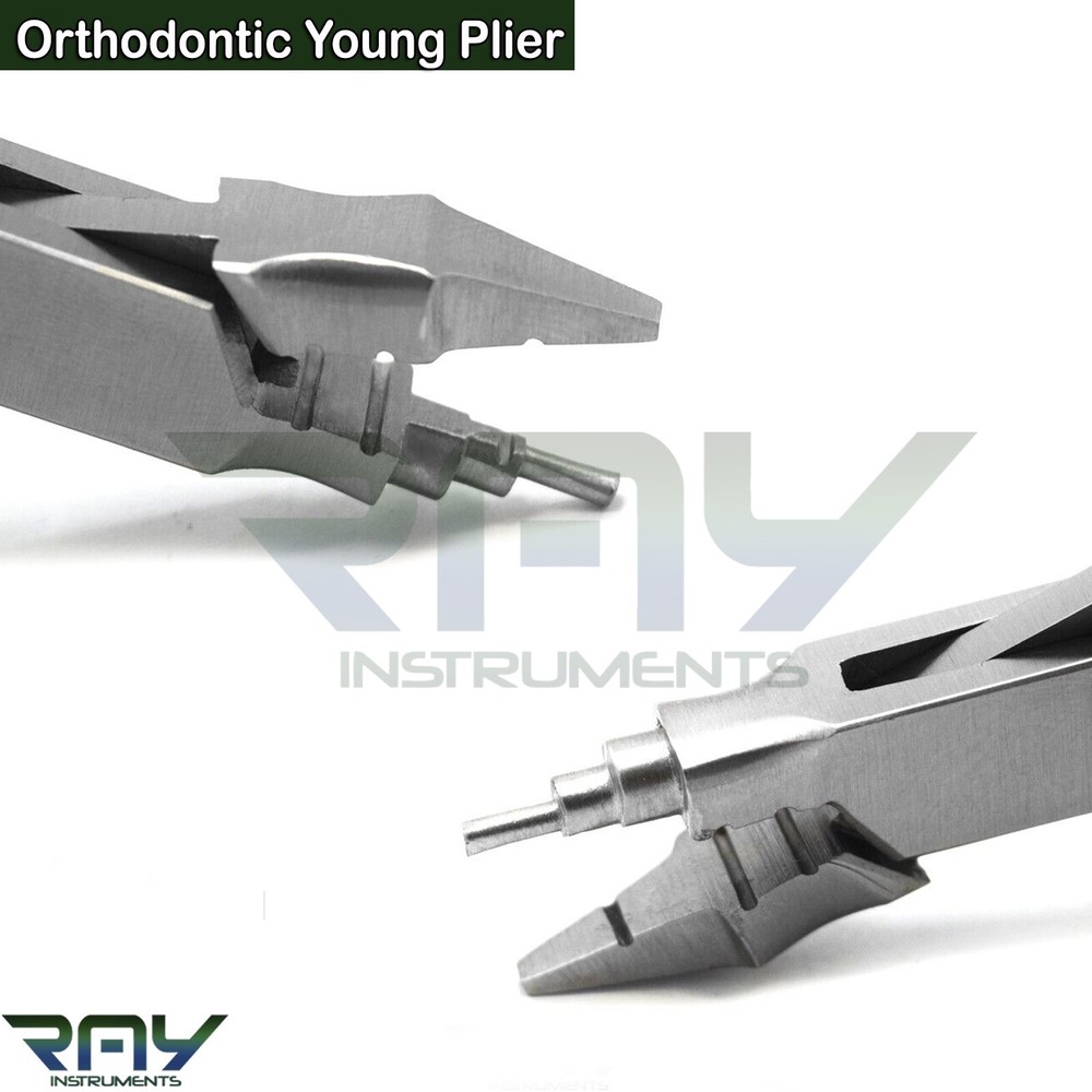 Dental Tooth Braces Wire Bending Orthodontic Young Loop Forming Adjusting Plier