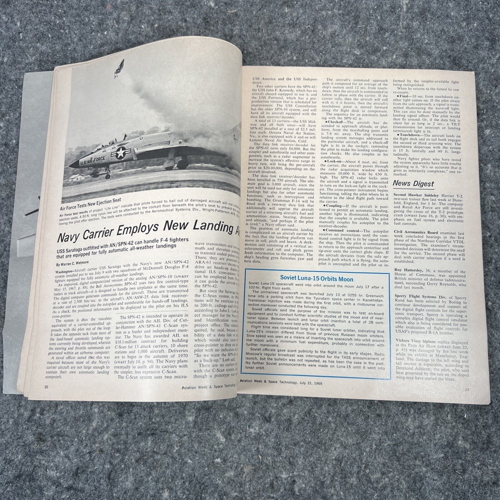 July 21, 1969 - Aviation Week & Space Technology Magazine