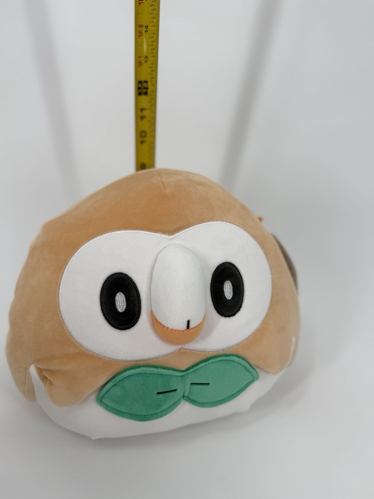 Pokémon Squishmallows Rowlet Plush w/ Original Tags