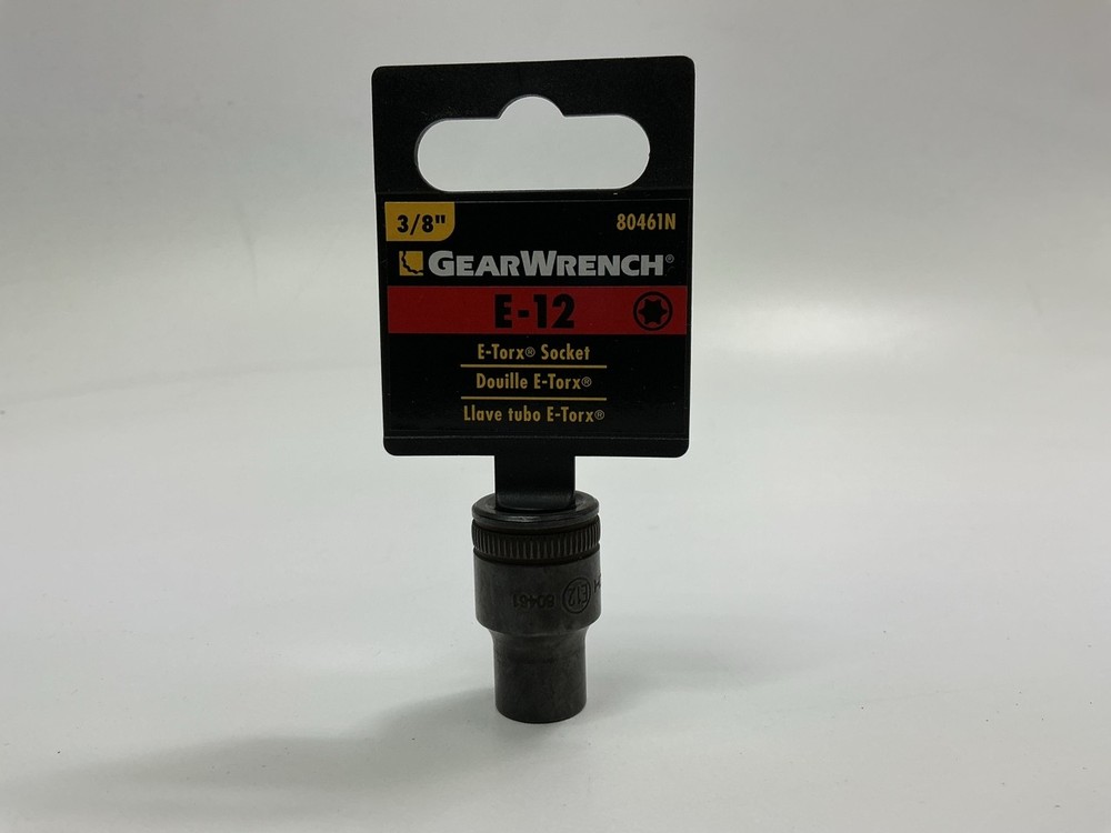Gearwrench 80461 3/8" Drive External Torx Socket E12