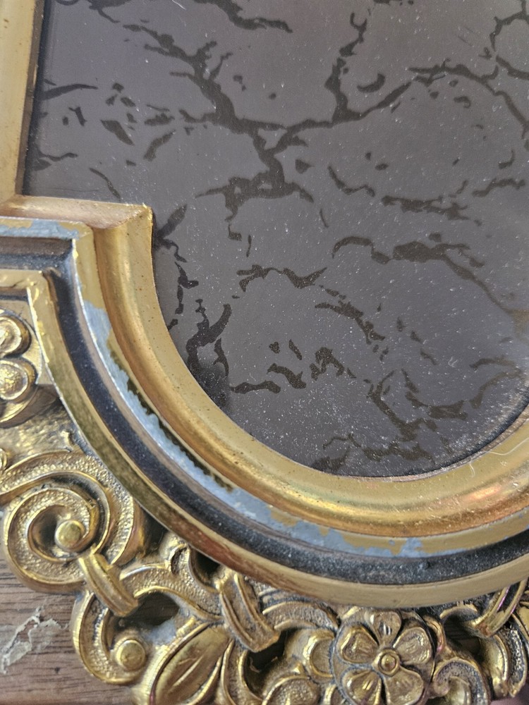 Vintage MCM Hollywood Regency Gold Mirror
