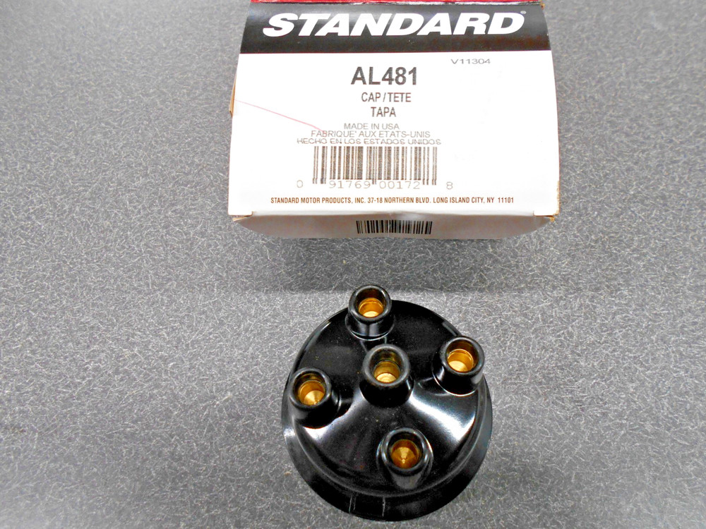 Standard AL481 Distributor Cap with Brass terminals, NOS!