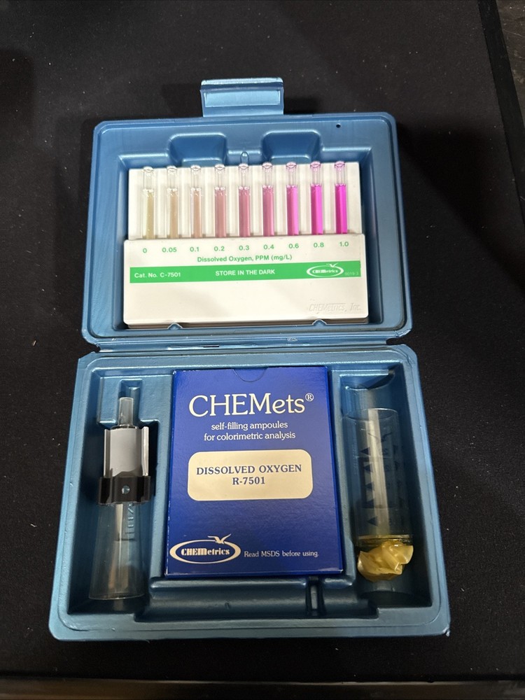 Chemetrics CHEMets Kit K-7501 Test Dissolved Oxygen