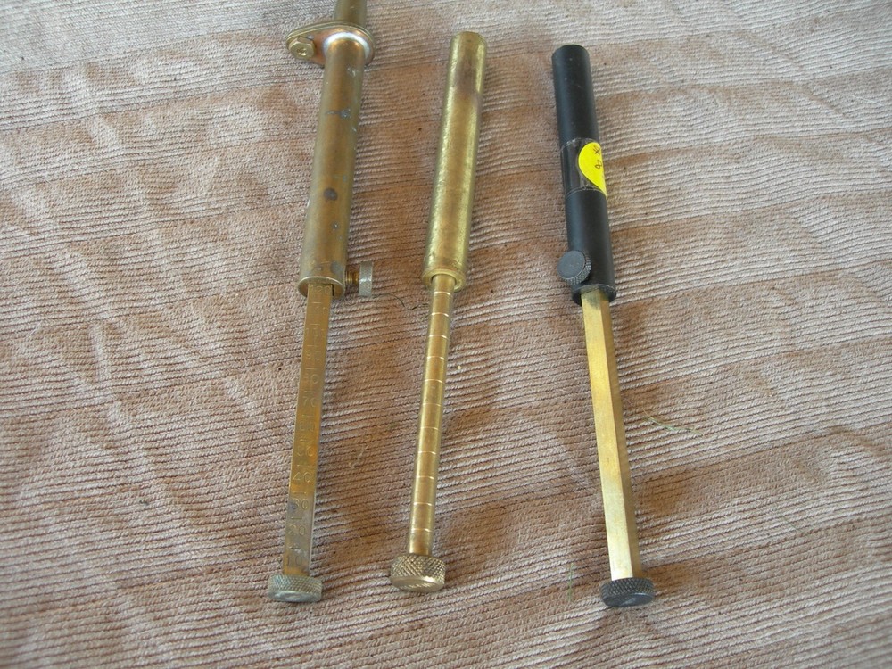 Muzzle Loader Reloading Brass Powder Measure Lot of 2