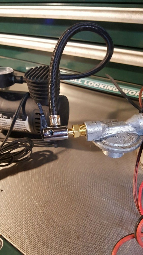 EVAP Smoke Machine Diagnostic Emissions Leak Detection Tester Compressor Adapter