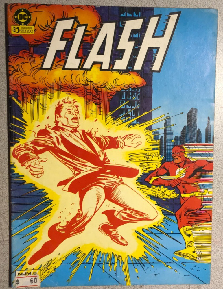 FLASH #6 (1981 Spain) DC comic book in Spanish FINE