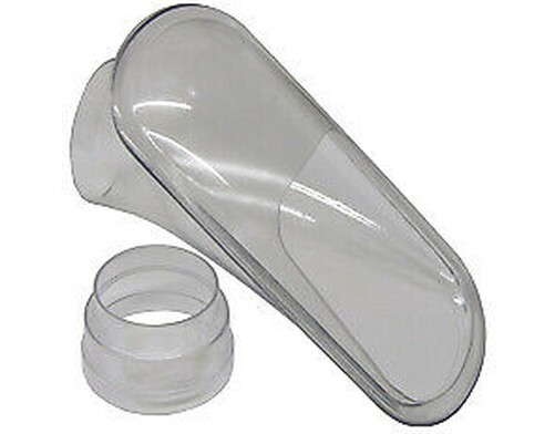Clear 2 Piece Scoop 76/63mm Outlet