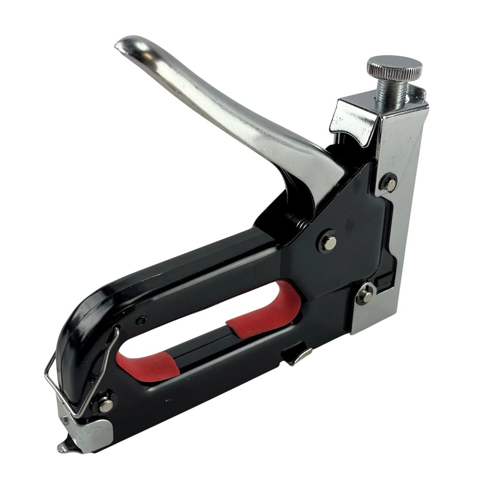 3 Way Tacker Staple Gun Kit Stapler Includes U-Shaped, Standard & Brad Nails