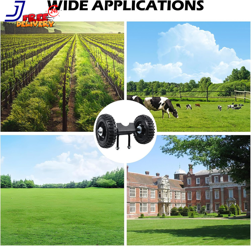 6" Wheels Rolling Gate Hardware Kit for Chain Link Gate Sliding Gate Hardware