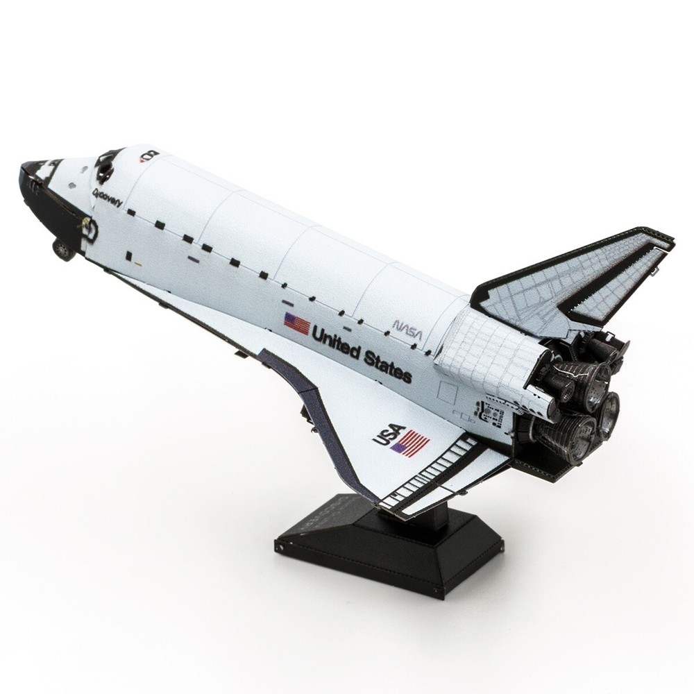 Fascinations Metal Earth SPACE SHUTTLE DISCOVERY (Color Version) 3D Model Kit