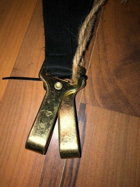 NEW NYLON / ELASTIC SIDE REINS BLACK