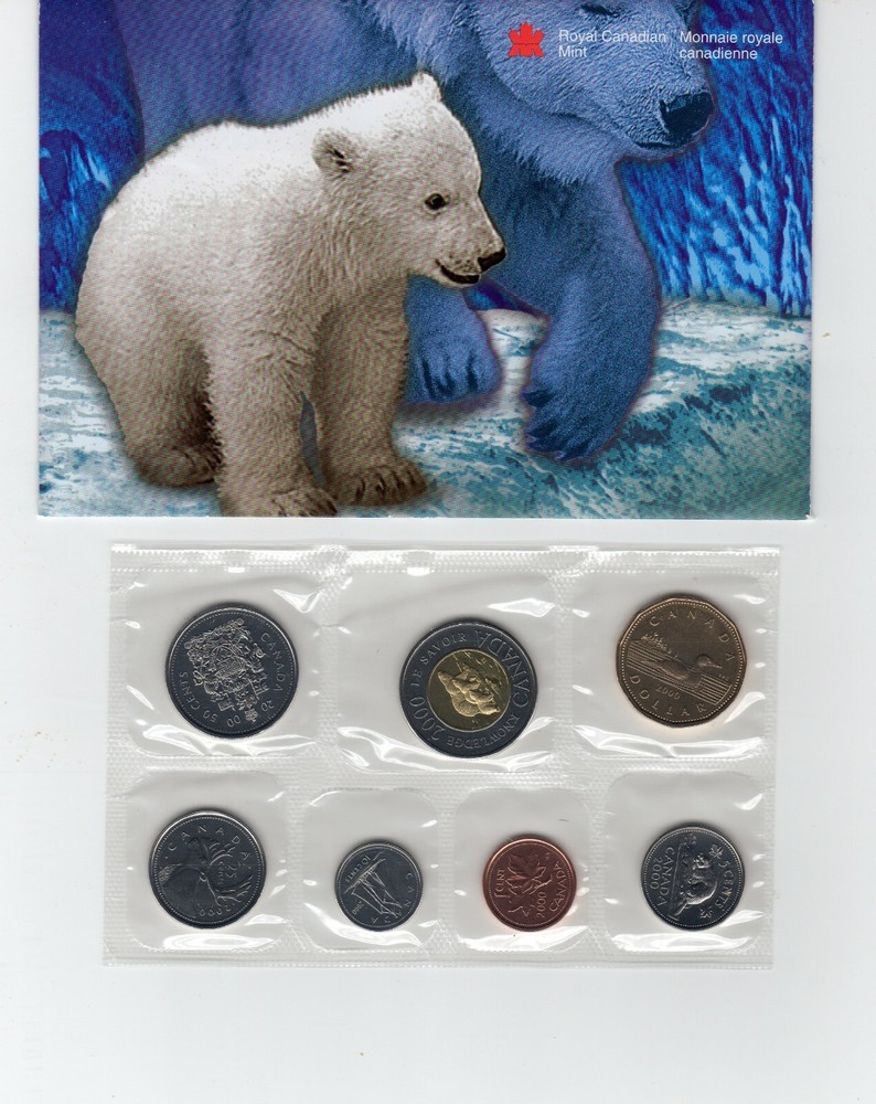 2000 "Knowledge " Canadian uncirculated set