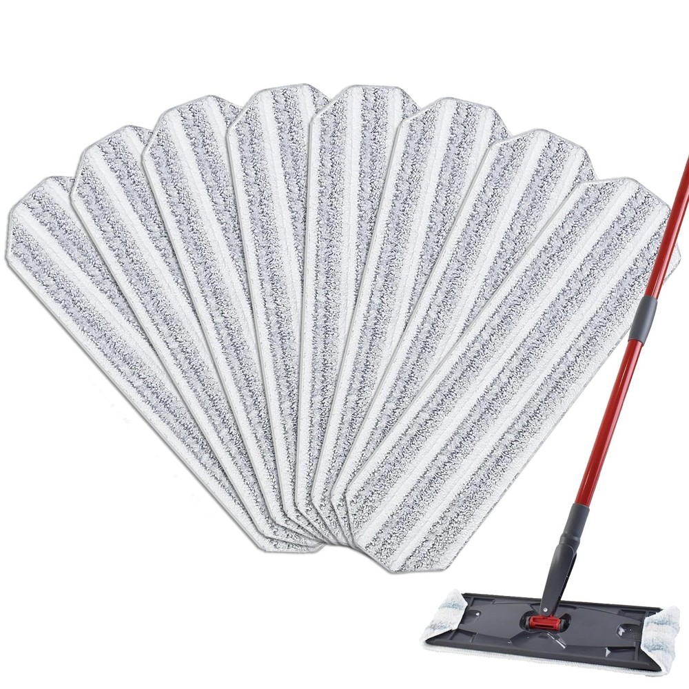 Mop Pads Replacements Compatible with H2prO Flat Mop System, Replace Mop Head...