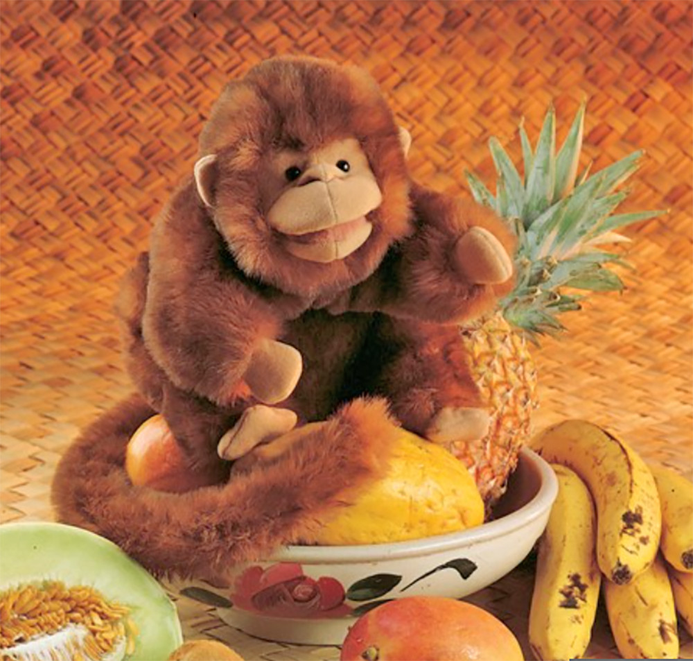 Folkmanis Monkey Hand Puppet MINT