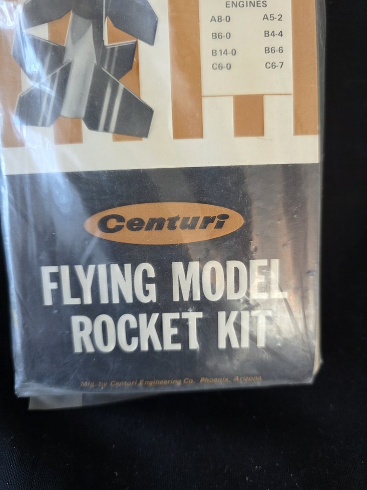 Vintage Model Rocket Centuri Long Tom #KC-4
