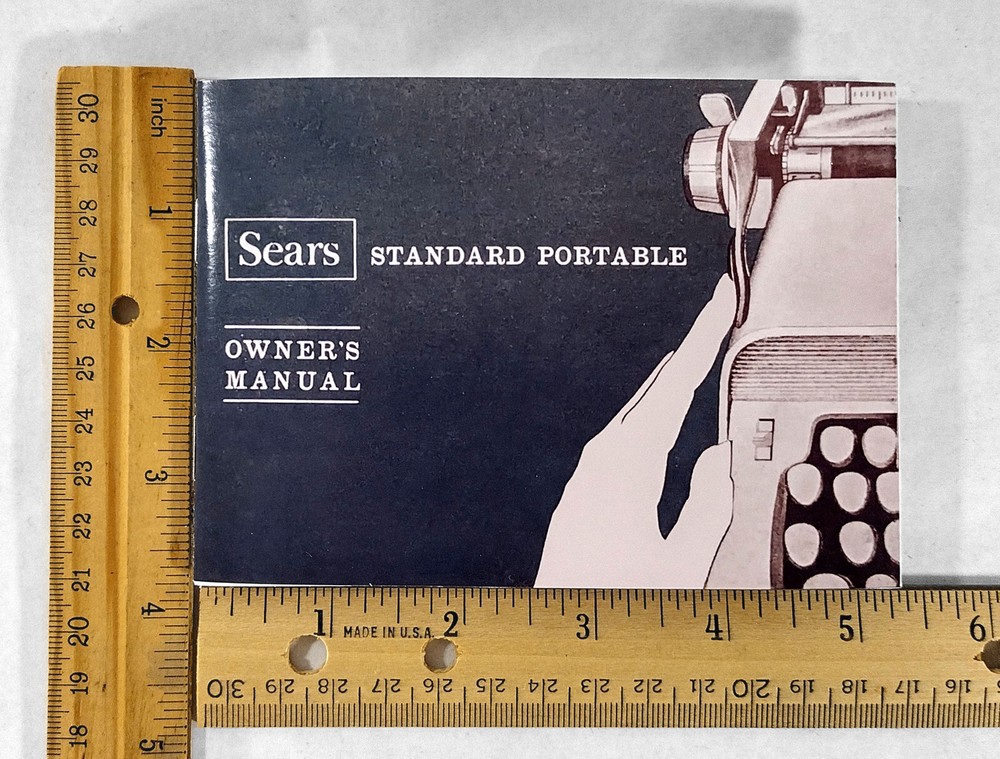 1960s Sears Citation Typewriter User Instruction Manual