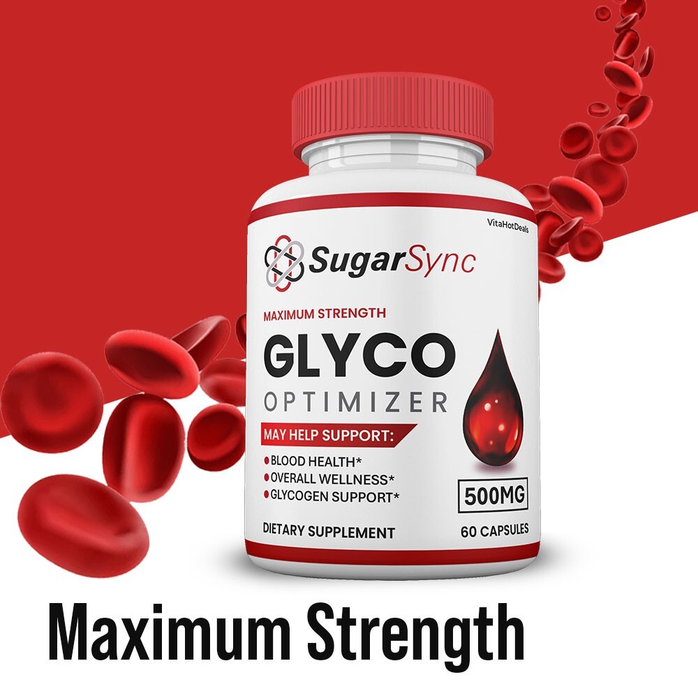 Sugar Sync Glyco Capsules, SugarSync Optimizer Max Strength Supplement (3 Pack)