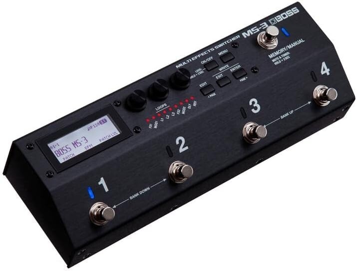 BOSS/MS-3 Multi Effects Switcher Boss Multi Effects Switcher Black New