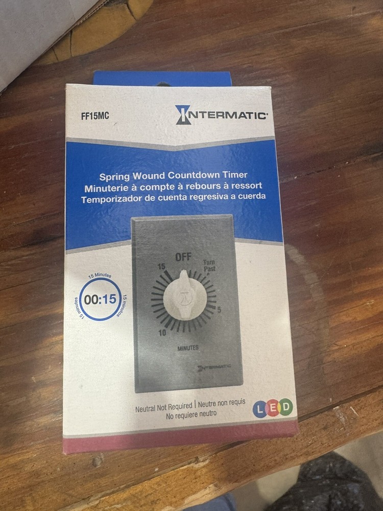 Intermatic FF15MC Auto Shut-Off Timer - NEW