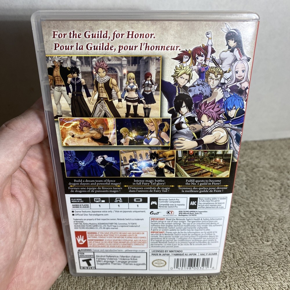 NO GAME Replacement Authentic Box Case Nintendo Switch for Fairy Tale