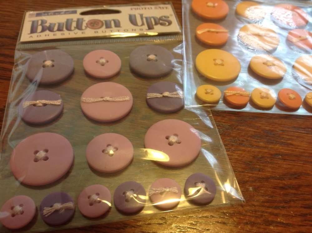 Scrapbooking embellishments buttons