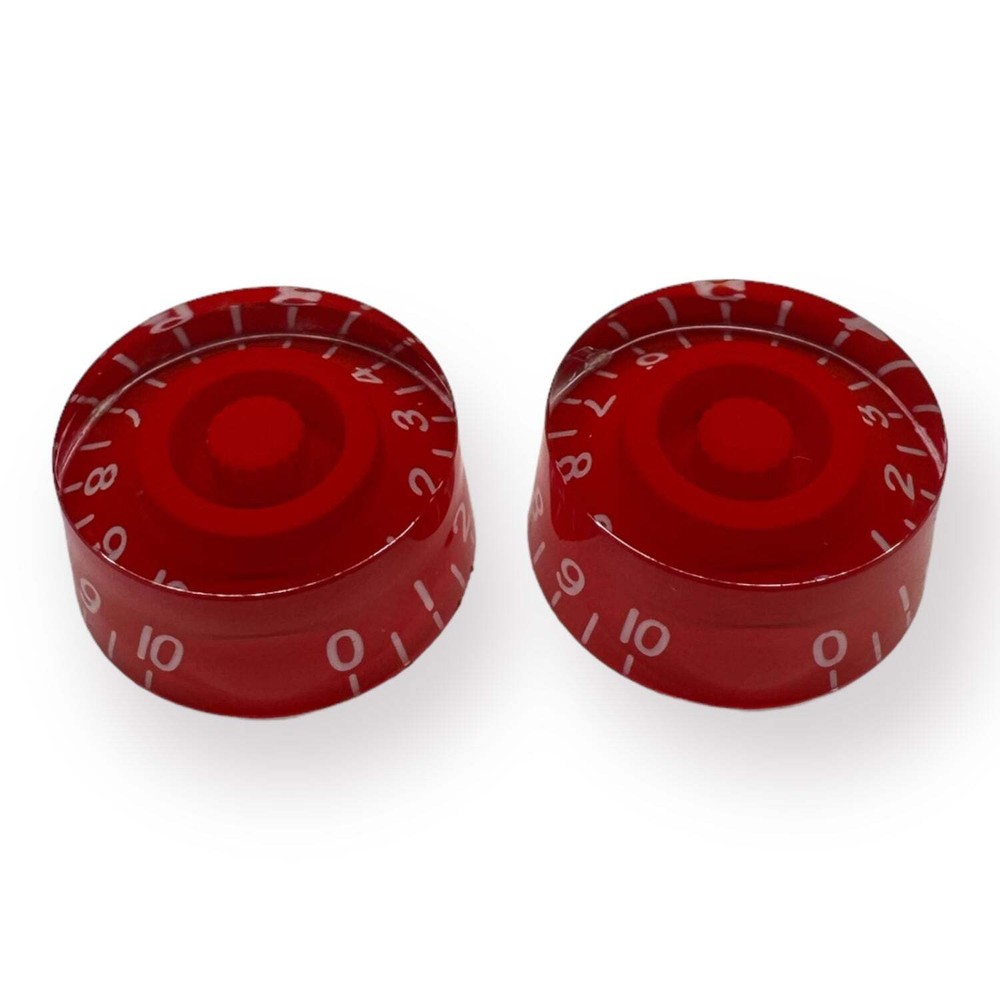 AxLabs Red Speed Knobs With White Font - 2 Pack
