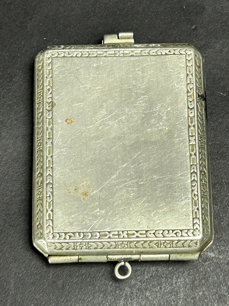 Vintage Brun-Mill Silver Match Case Compact