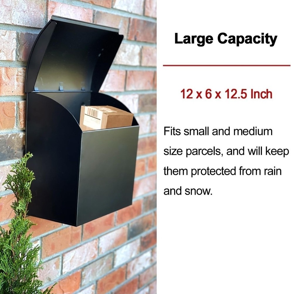 Baxter Extra Large Capacity Mailbox - Extra Large Mailboxes for outside Wall Mou