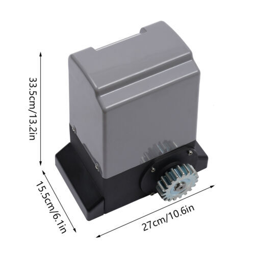 2640lbs Automatic Sliding Gate Opener Operator Garage Door Remote Control 110V