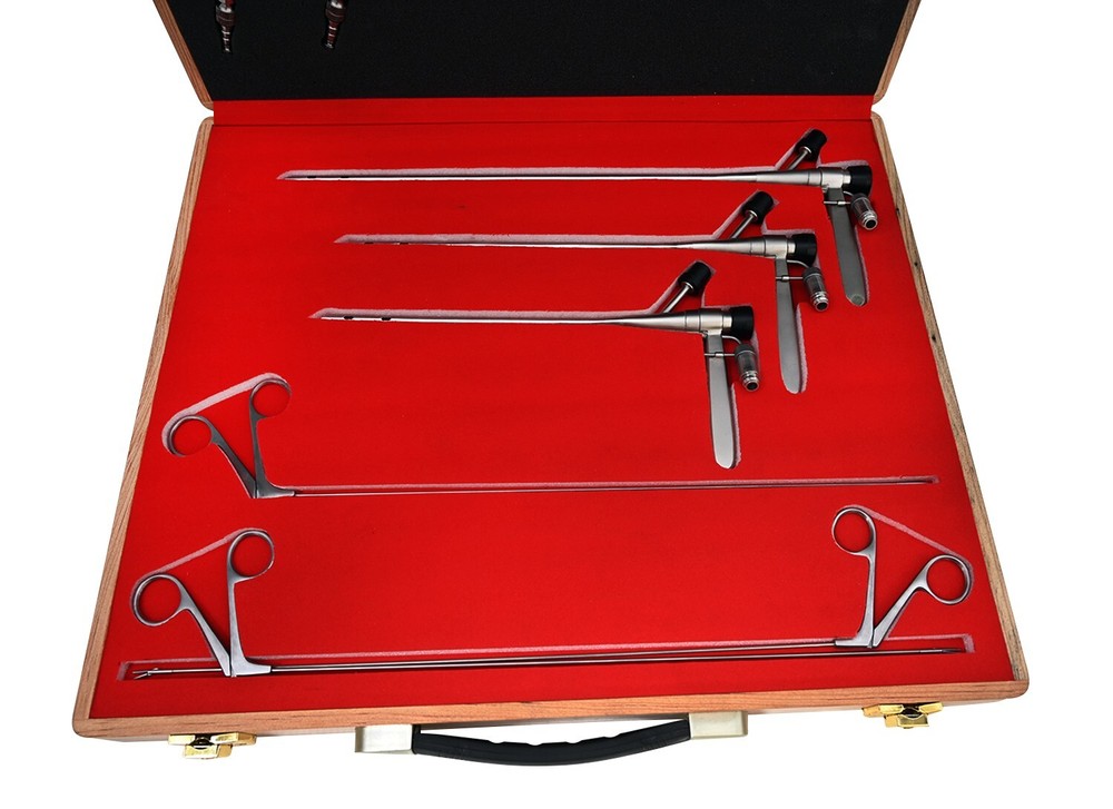 Bronchoscope Rigid Set with STR Forceps Suction Tube Set LP-072